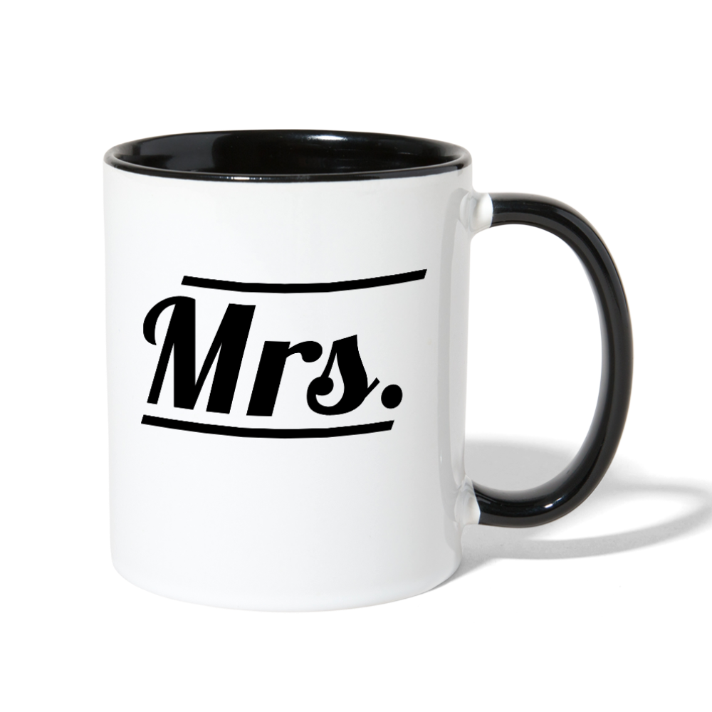 Mrs. Coffee Mug white black - Loyalty Vibes