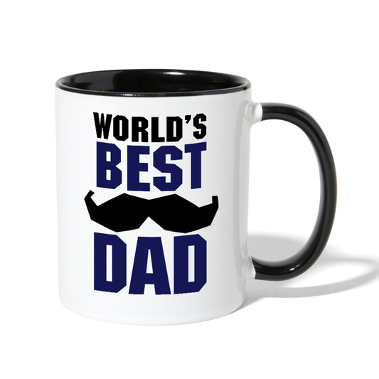 Mighty Dad Mug white black - Loyalty Vibes