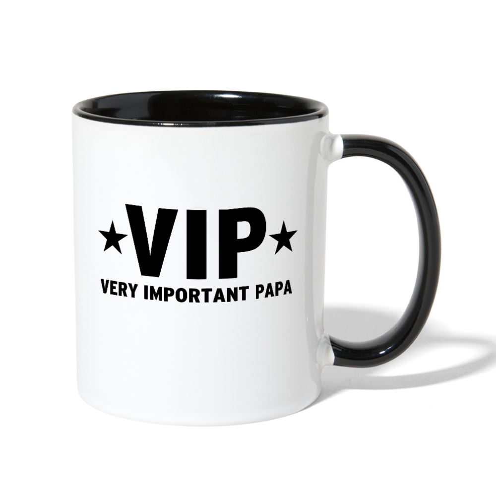 VIP Papa Mug white black - Loyalty Vibes