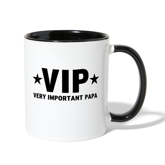 VIP Papa Mug white black - Loyalty Vibes