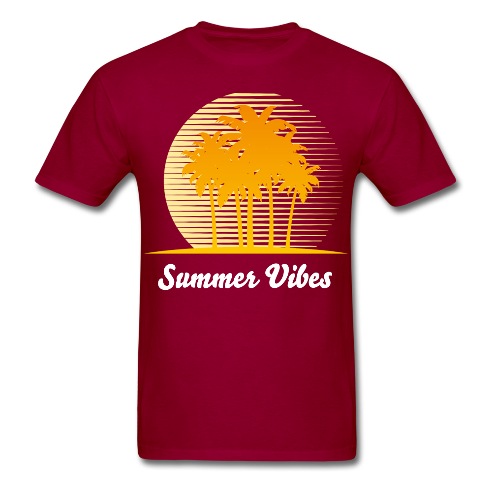 Summer Vibes Shirt dark red - Loyalty Vibes