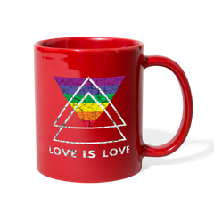 Classic Love Is Love Mug red - Loyalty Vibes