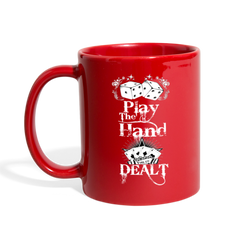 Play The Hand You're Dealt Mug - Loyalty Vibes