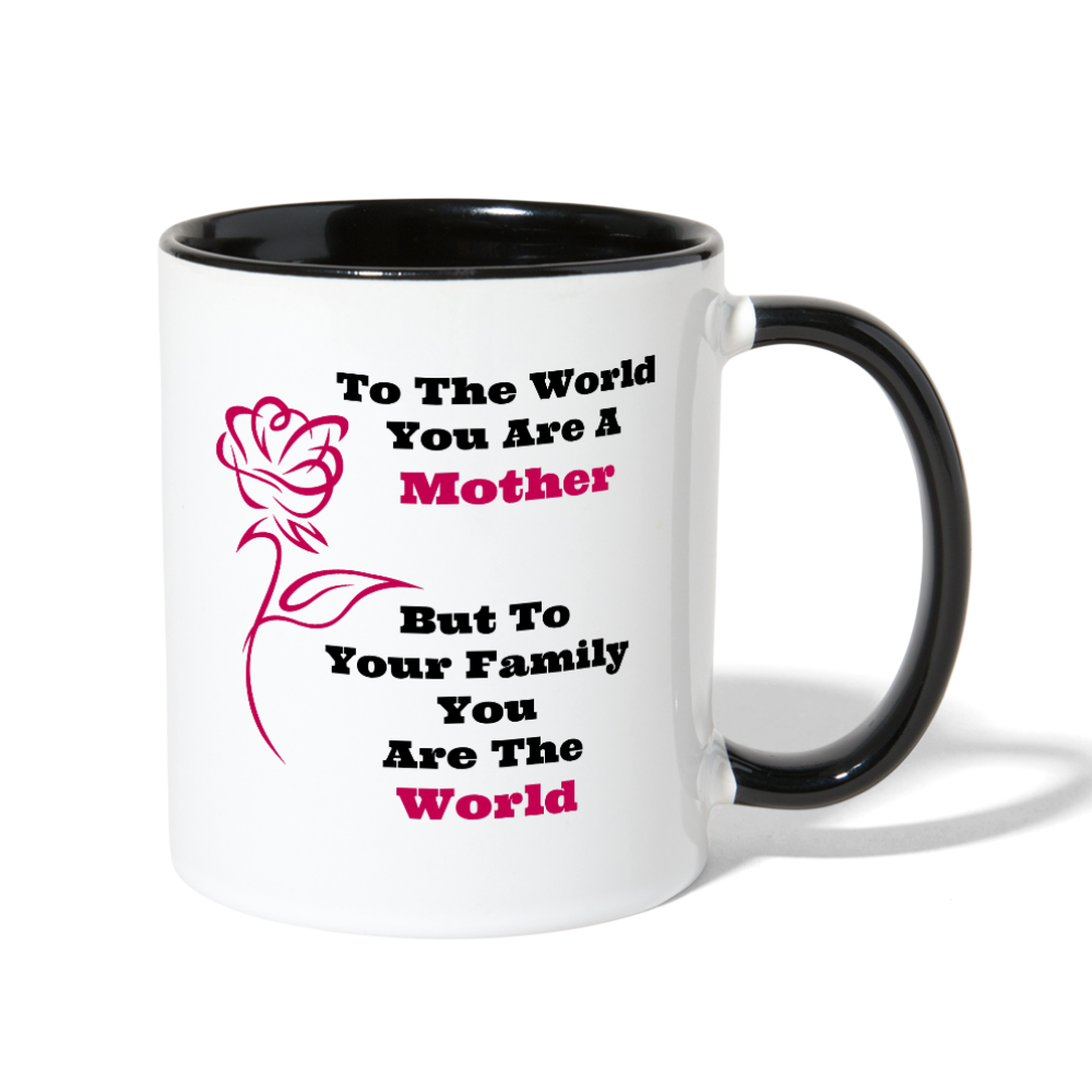 The World Mother's Day Mug white black - Loyalty Vibes