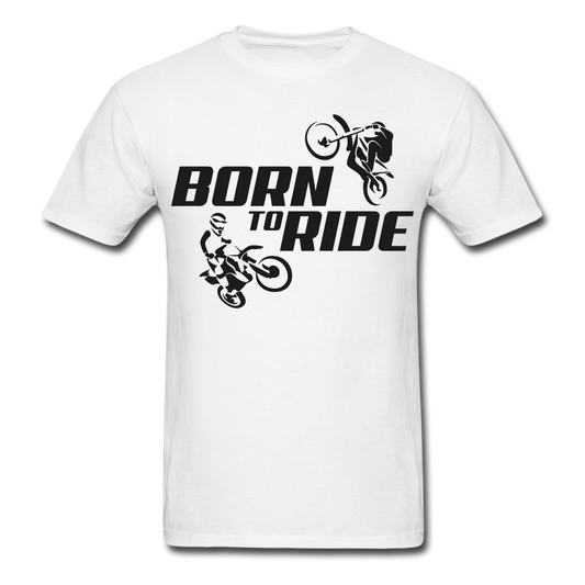 Motocross T-Shirt white - Loyalty Vibes