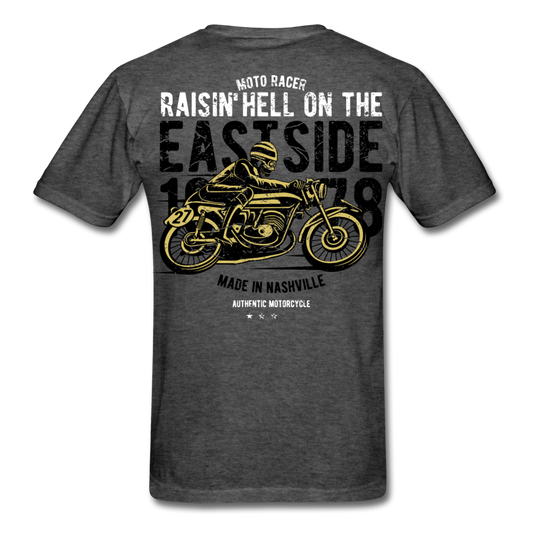 Nashville Racing Motorcycle T-Shirt heather black - Loyalty Vibes