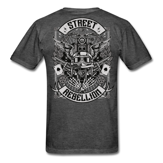 Wild Spade Motorcycle T-Shirt heather black - Loyalty Vibes