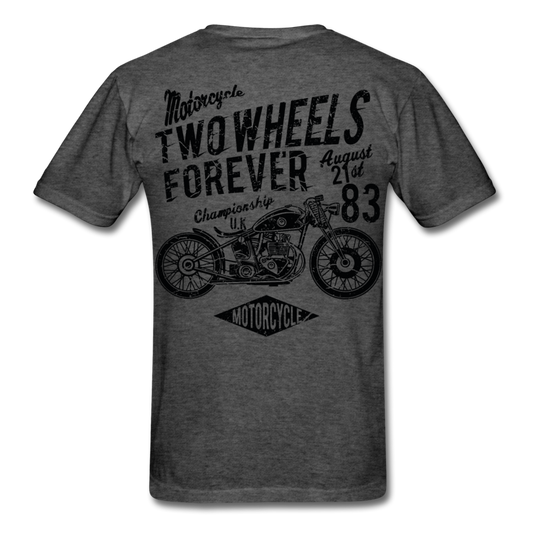 Collector Motorcycle T-Shirt Heather Black - Loyalty Vibes