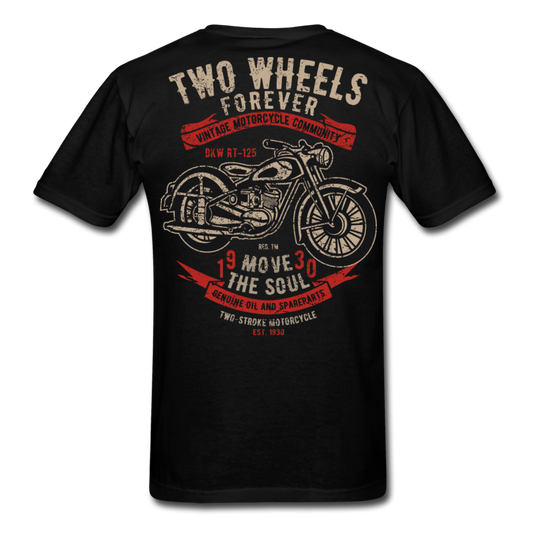 Vintage Motorcycle T-Shirt black - Loyalty Vibes