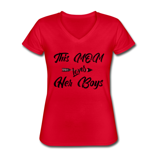 Proud To Be A Boy Mom T-Shirt red - Loyalty Vibes