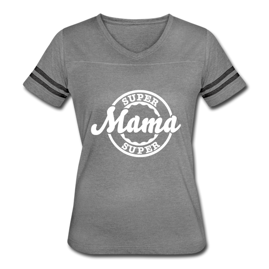 Super Mama Sport Tee heather gray charcoal - Loyalty Vibes