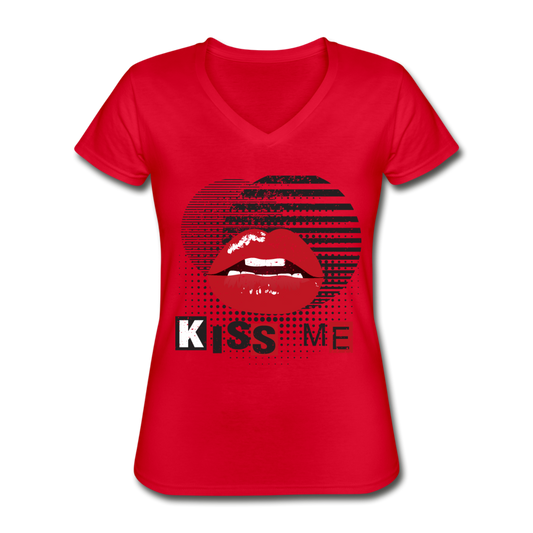 Kiss Me Tee red - Loyalty Vibes