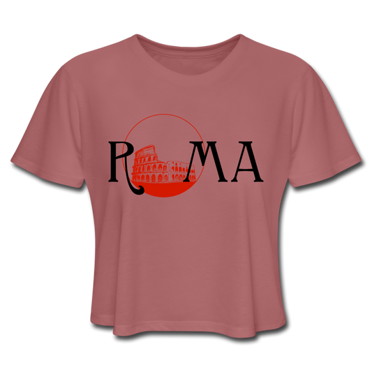 Magical Rome Crop Top mauve - Loyalty Vibes