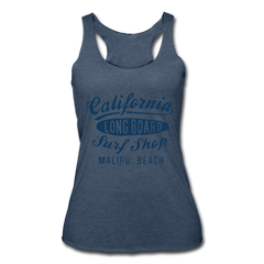 Malibu Beach Tank Top heather navy - Loyalty Vibes