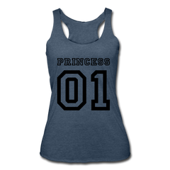 Princess Tank Top heather navy - Loyalty Vibes