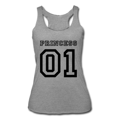 Princess Tank Top heather gray - Loyalty Vibes