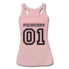 Princess Tank Top heather dusty rose - Loyalty Vibes