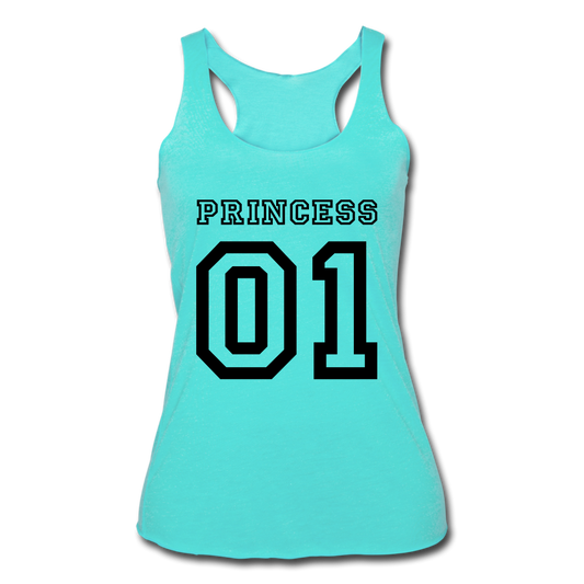 Princess Tank Top turquoise - Loyalty Vibes