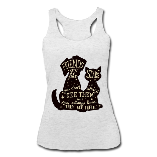 Always Best Friends Tank Top heather white - Loyalty Vibes