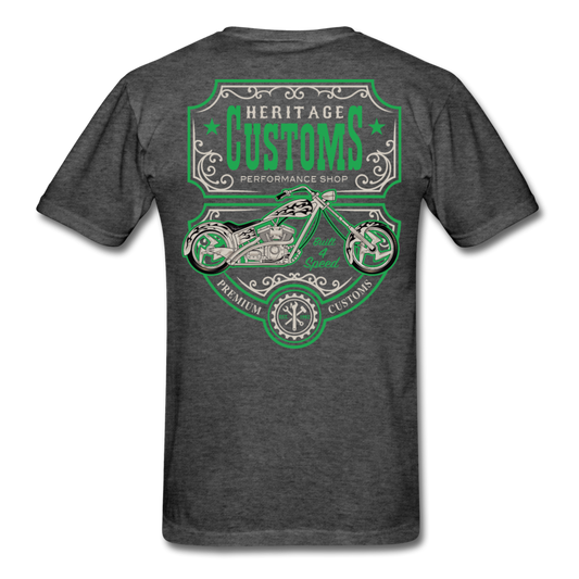 Pro Customs Motorcycle T-Shirt heather black - Loyalty Vibes