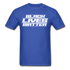 Black Lives Matter Men's T-Shirt royal blue - Loyalty Vibes