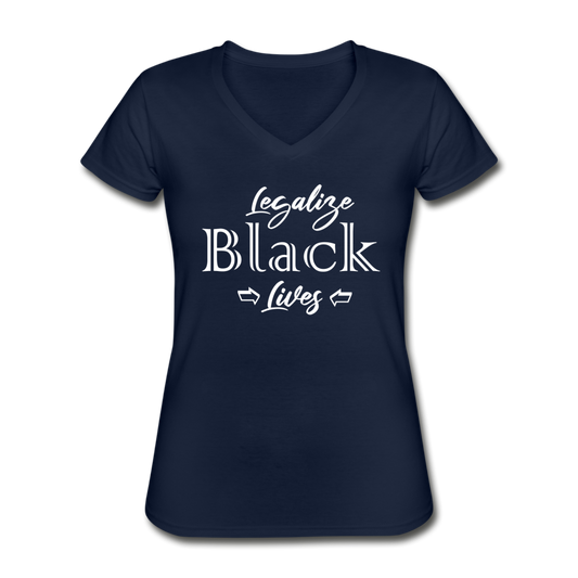 Legalize Black Lives Shirt navy - Loyalty Vibes