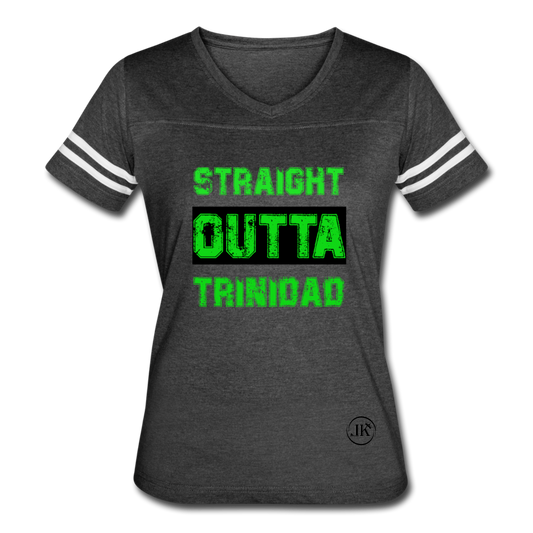 Straight Outta Trinidad Tee vintage smoke white - Loyalty Vibes