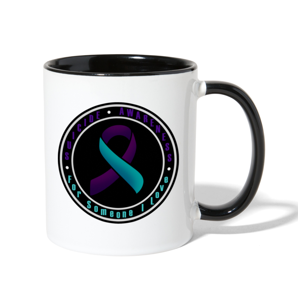 Suicide Prevention Awareness Mug white black - Loyalty Vibes