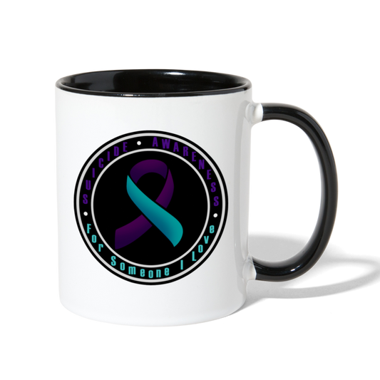 Suicide Prevention Awareness Mug white black - Loyalty Vibes