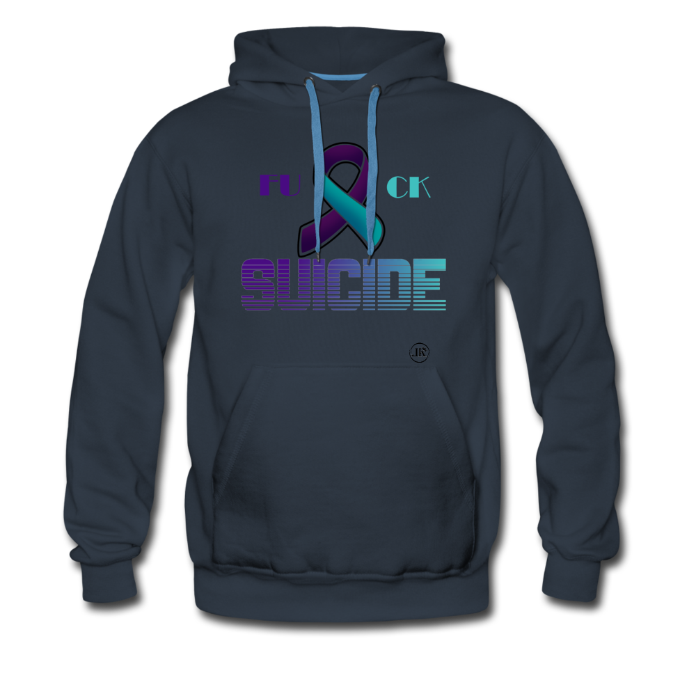 Fk Suicide Hoodie navy - Loyalty Vibes