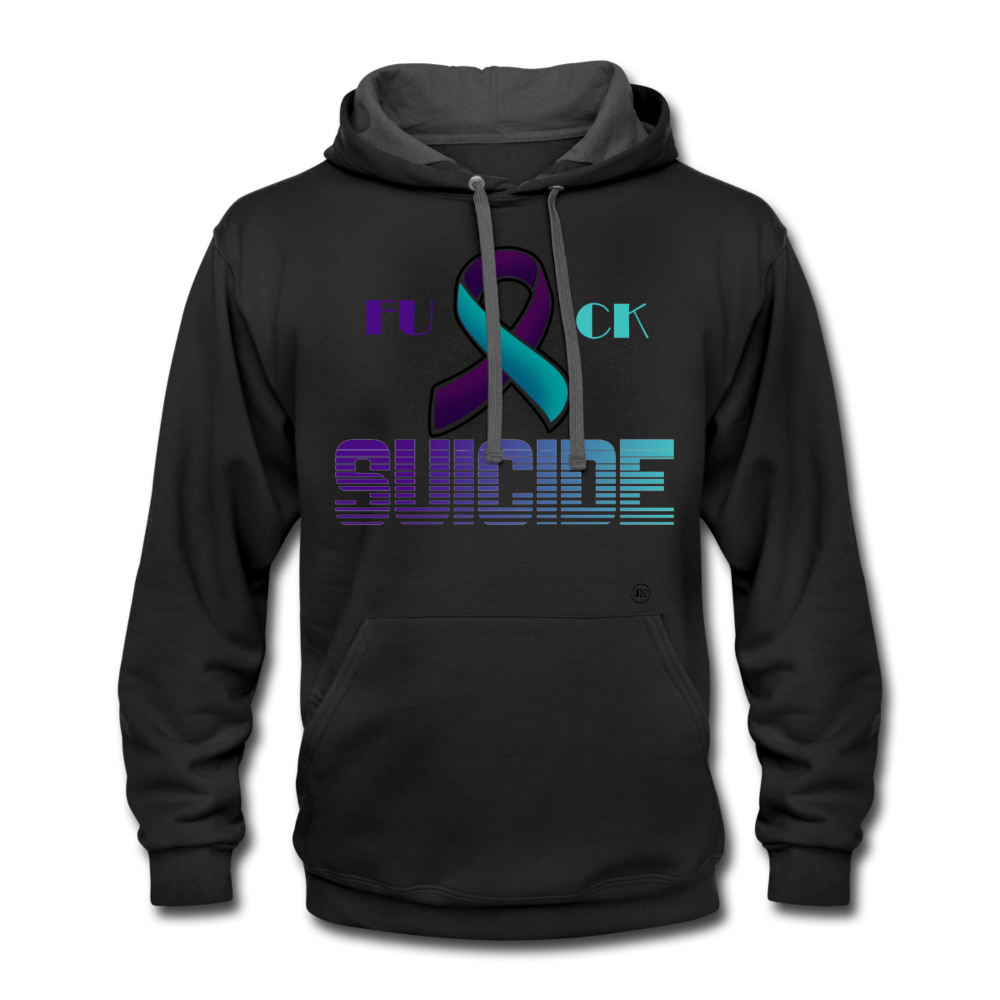 Fk Suicide Urban Hoodie black asphalt - Loyalty Vibes