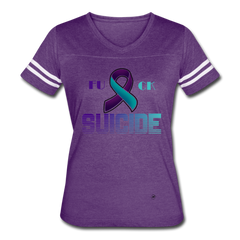 Vintage Suicide T-Shirt vintage purple white - Loyalty Vibes