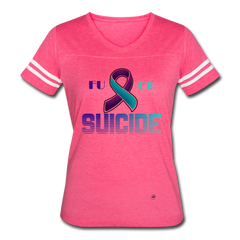 Vintage Suicide T-Shirt vintage pink white - Loyalty Vibes