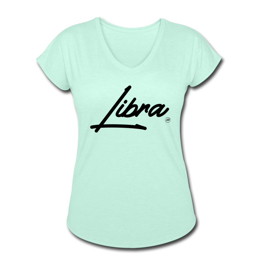 Sassy Libra Women's V-Neck T-Shirt mint - Loyalty Vibes