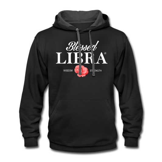 Blessed Libra Hoodie black asphalt - Loyalty Vibes