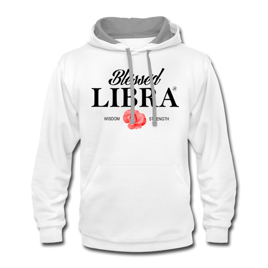 Blessed Libra Hoodie - Black white gray - Loyalty Vibes