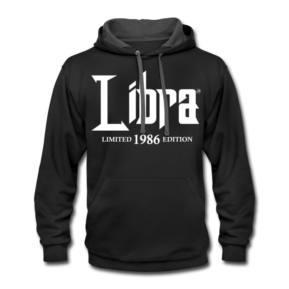 1986 Limited Edition Libra Hoodie black asphalt - Loyalty Vibes