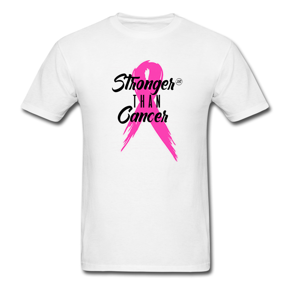 Stronger Than Cancer Unisex T-Shirt white - Loyalty Vibes