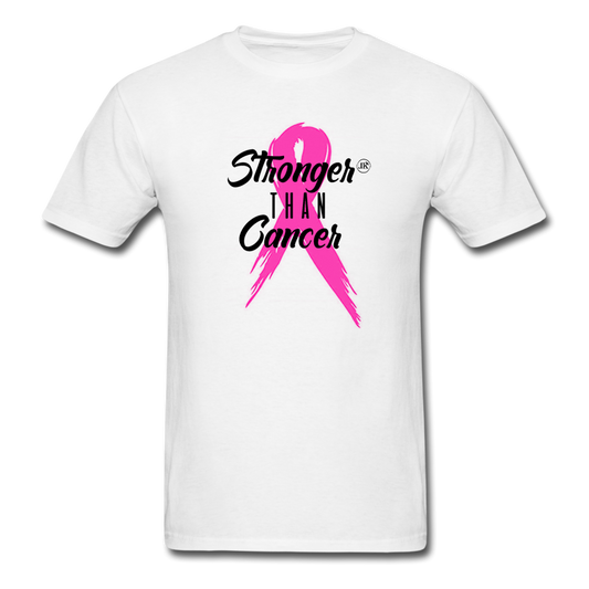 Stronger Than Cancer Unisex T-Shirt white - Loyalty Vibes