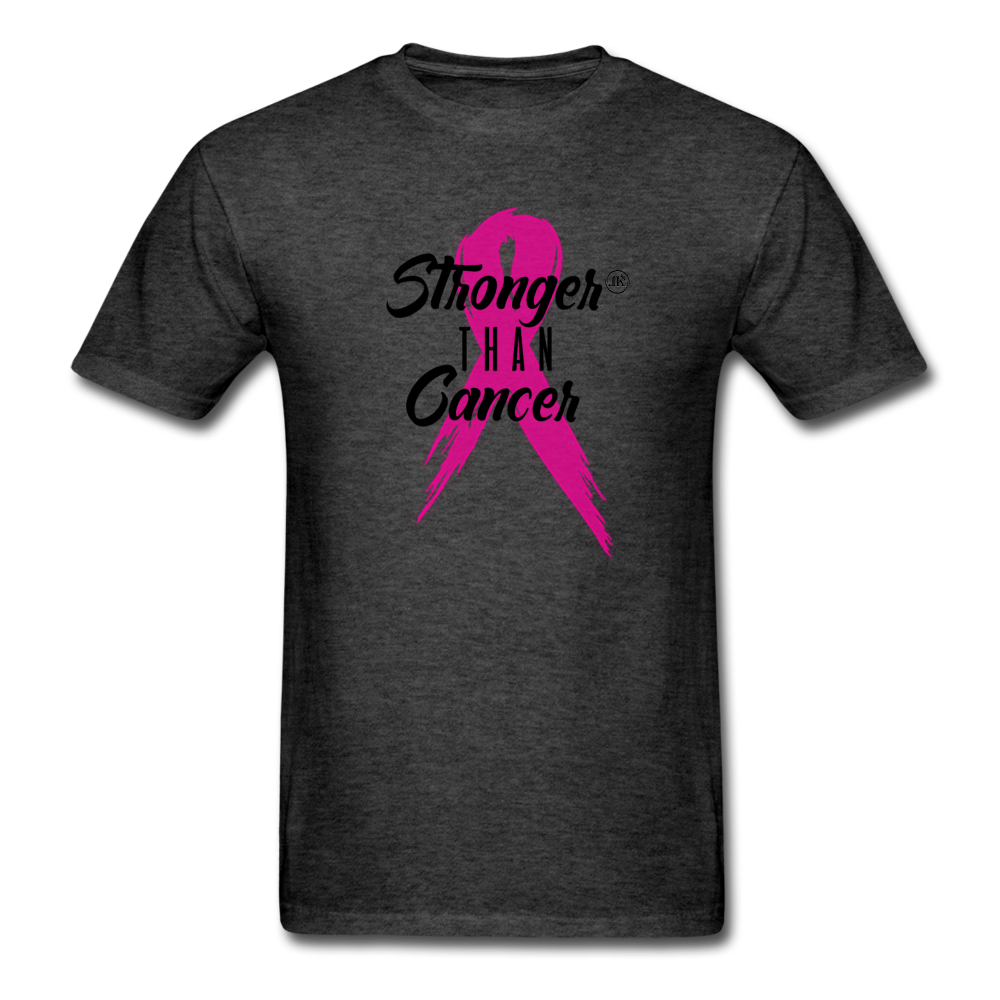 Stronger Than Cancer Unisex T-Shirt heather black - Loyalty Vibes