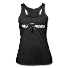 I Like Big Bucks Women’s Tank Top heather black - Loyalty Vibes