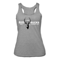 I Like Big Bucks Women’s Tank Top heather gray - Loyalty Vibes