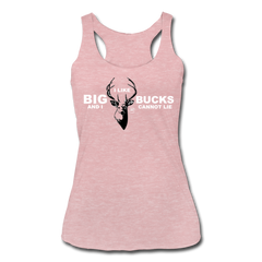 I Like Big Bucks Women’s Tank Top heather dusty rose - Loyalty Vibes