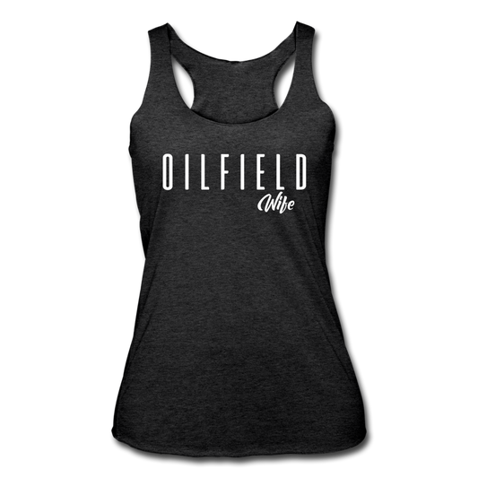 Oilfield Wife Tank Top heather black - Loyalty Vibes