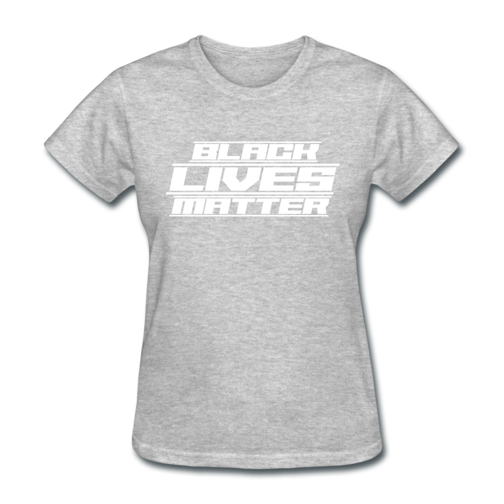 Future Black Lives Matter Women's T-Shirt heather gray - Loyalty Vibes