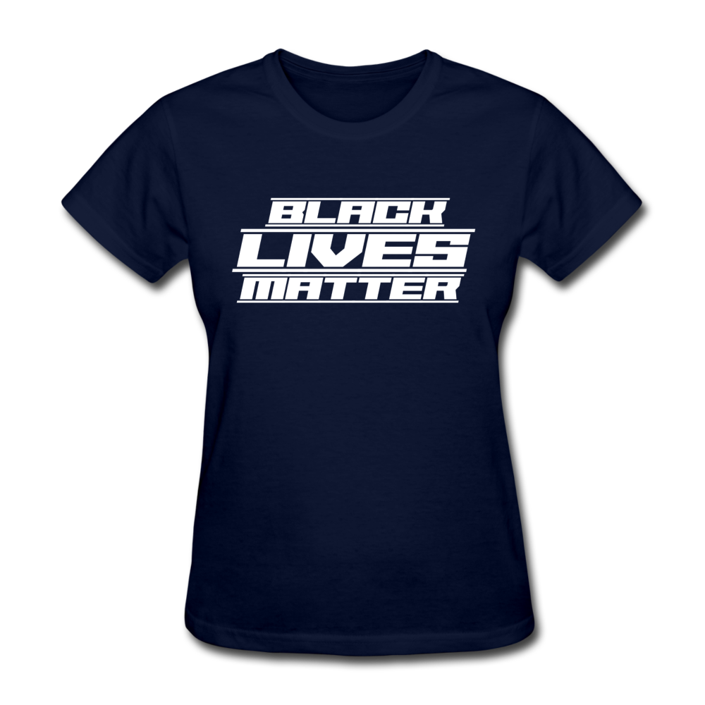 Future Black Lives Matter Women's T-Shirt navy - Loyalty Vibes