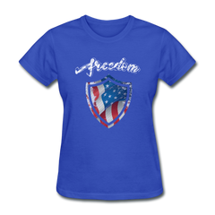 Freedom Warrior Women's T-Shirt royal blue - Loyalty Vibes