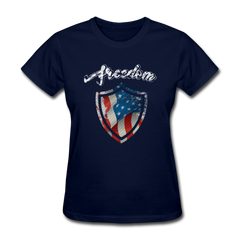 Freedom Warrior Women's T-Shirt navy - Loyalty Vibes