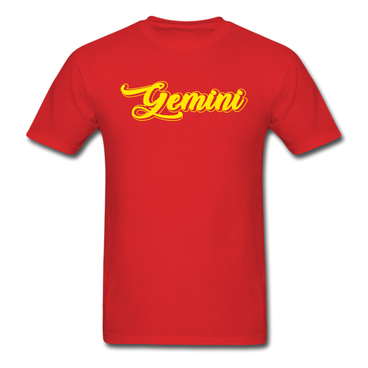 Smooth Gemini T-Shirt red - Loyalty Vibes