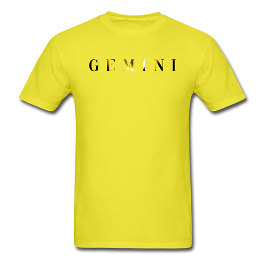 Superior Gemini T-Shirt yellow - Loyalty Vibes